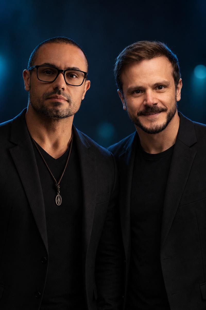 Retrato de Bruno Rosa e Marcus Simas